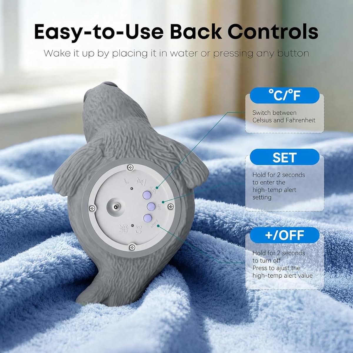 Doli Yearning Bath Thermometer for Measuring Water Temperature
