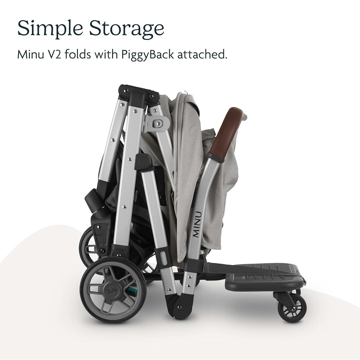 Piggyback Ride-Along Board for Minu and Minu V2 Stroller Compatibility