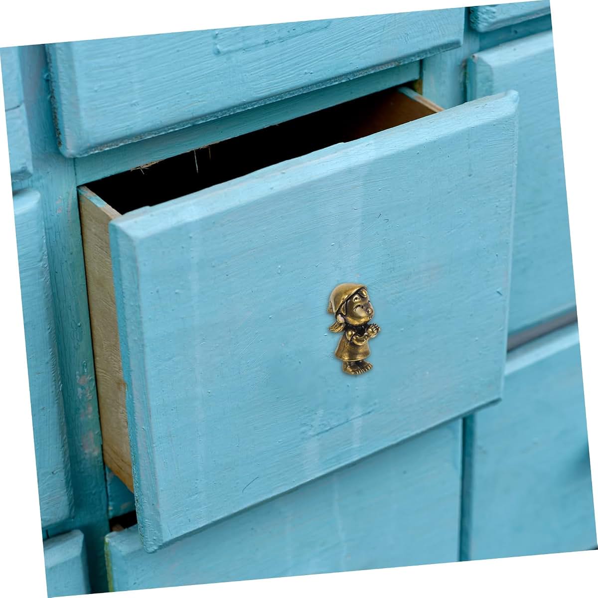 Jojofuny Praying Girl Brass Door Knob for Nursery and Child's Room Hardware