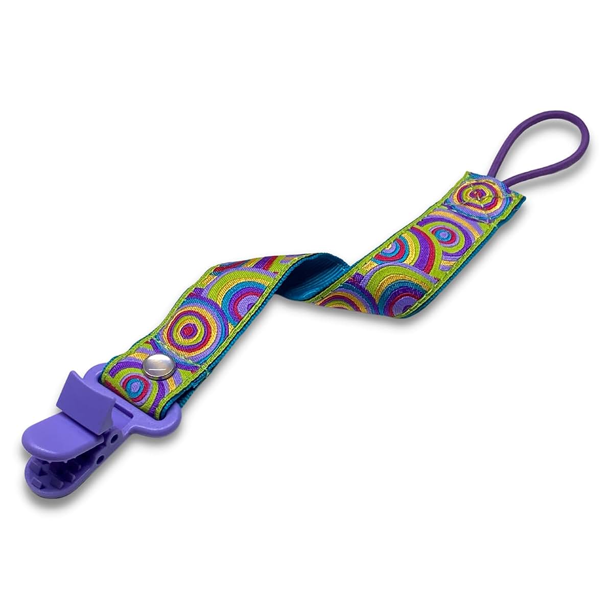 JaxMask Vibrant Targets Pacifier Strap With Clip And Wristlet (photo 4)