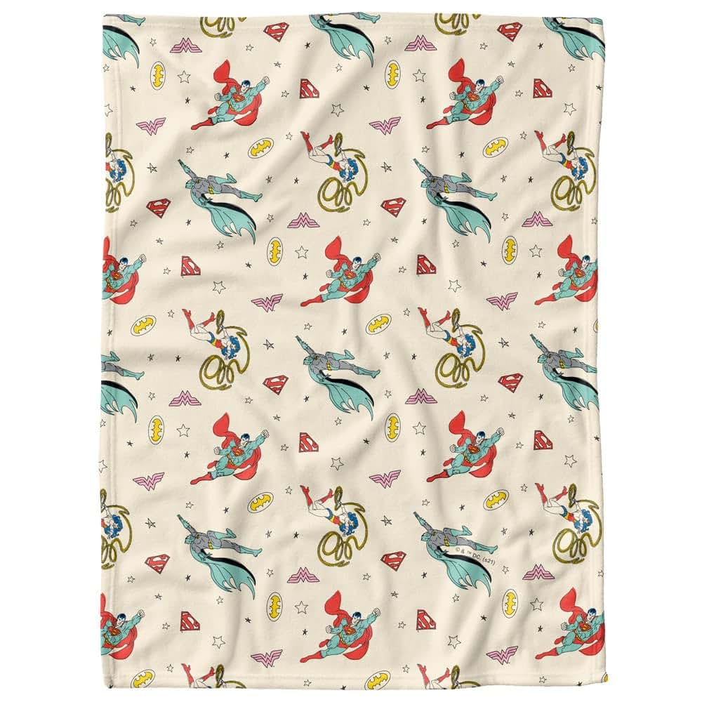 LOGOSVISION Unisex Characters And Symbols Fleece Blanket