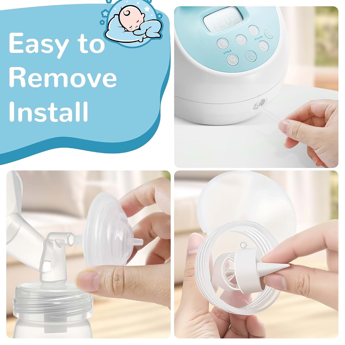 hohehd Breast Pump Parts Compatible with Spectra S1 S2 9 Plus