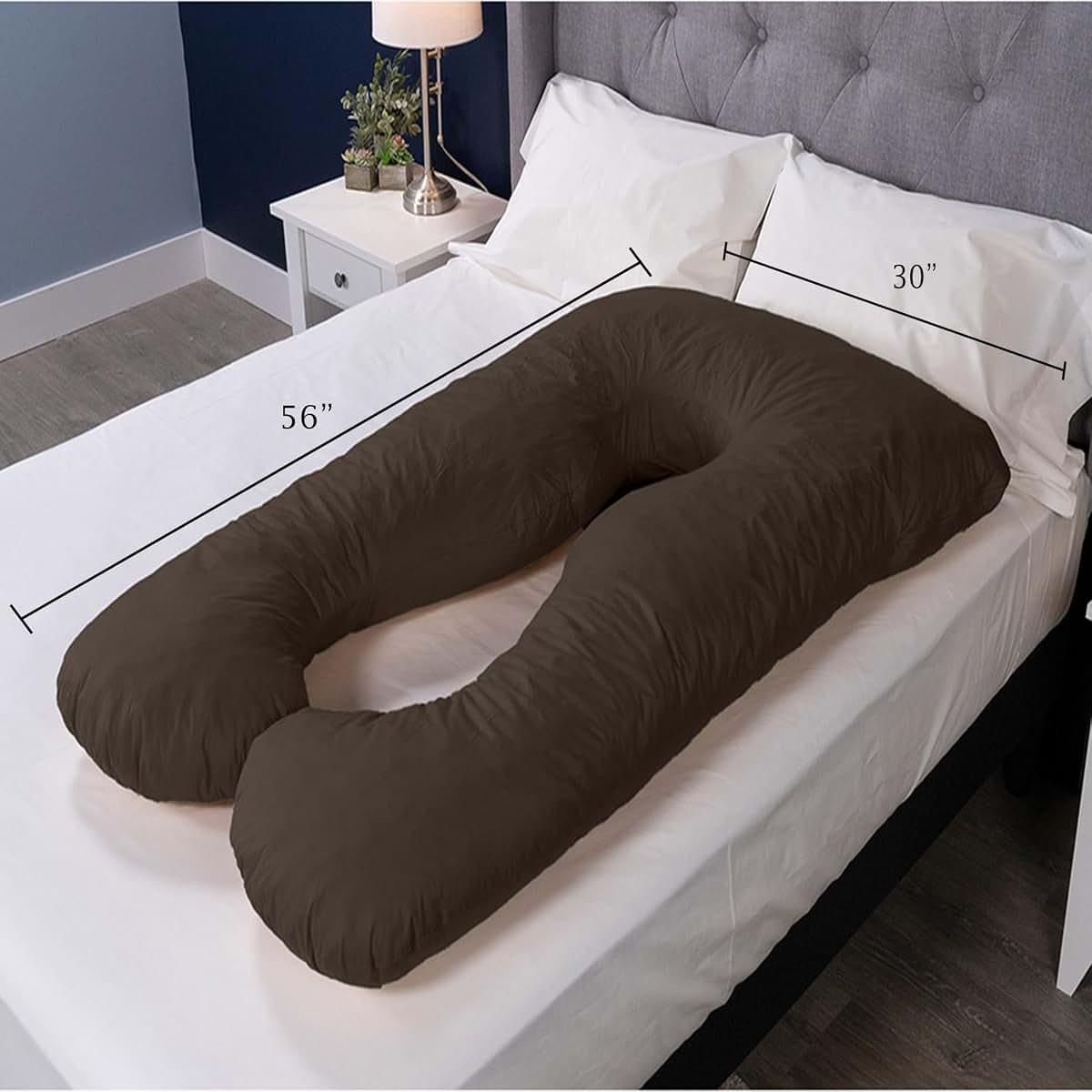 MyPillow Double U Shape Maternity Pillow for Full Body Support