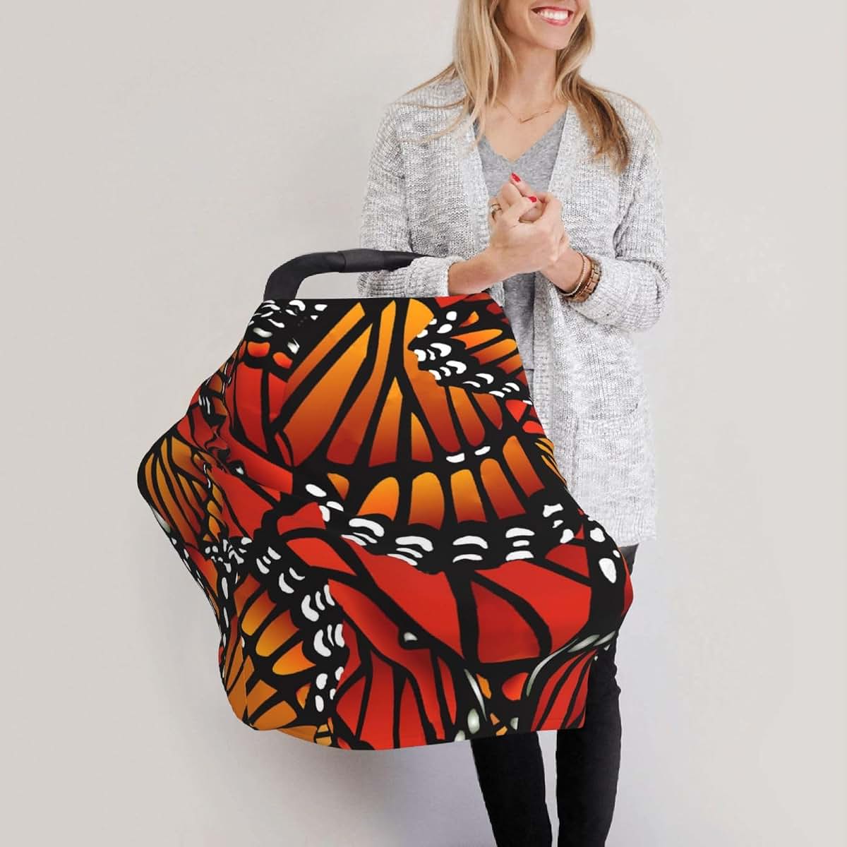 Multifunctional Baby Car Seat Cover for Nursing & Protection
