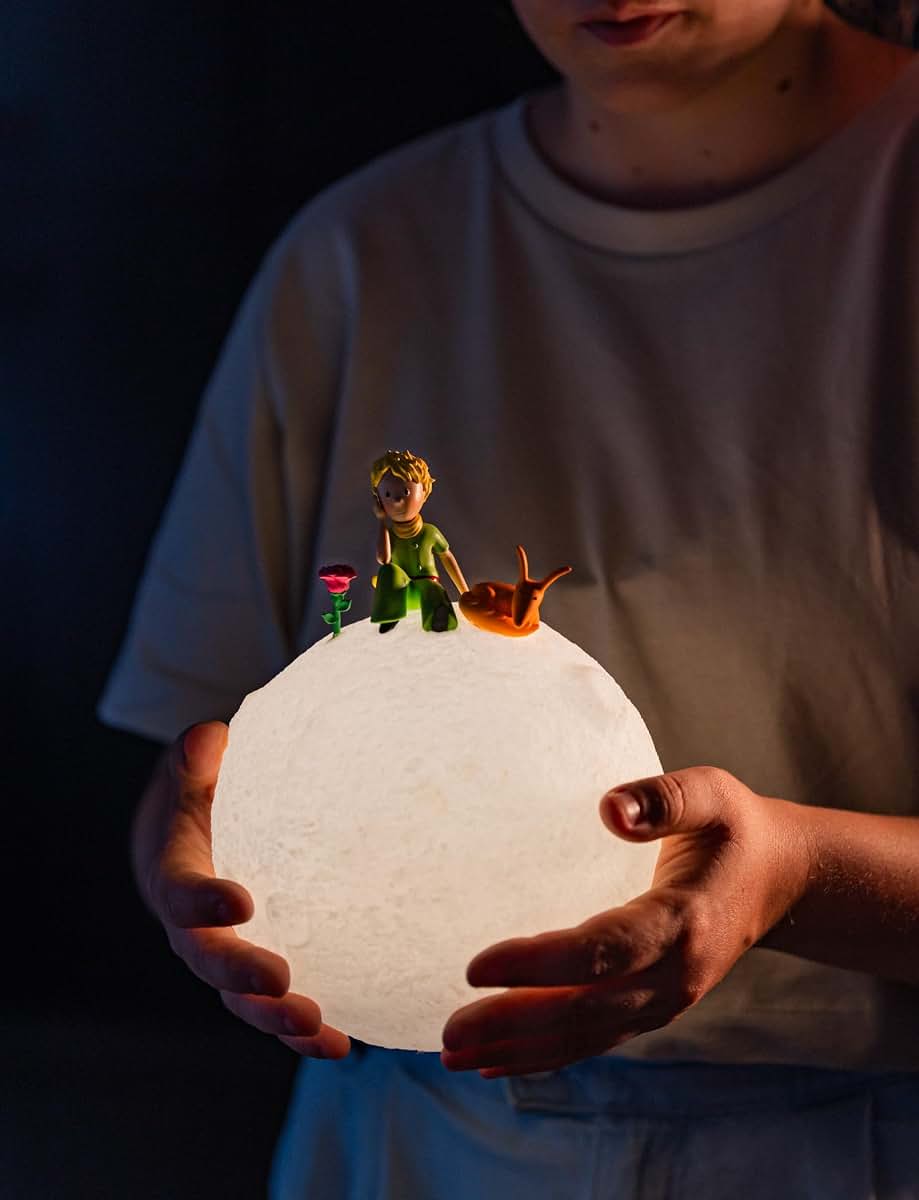 BabyOneStop The Little Prince 3D Moon Lamp For Kids Room