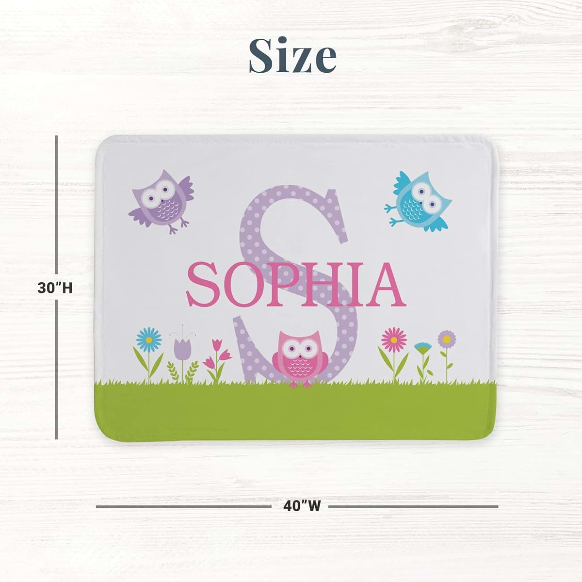 Let's Make Memories Personalized My Own Name Baby Blanket - Sports (photo 4)