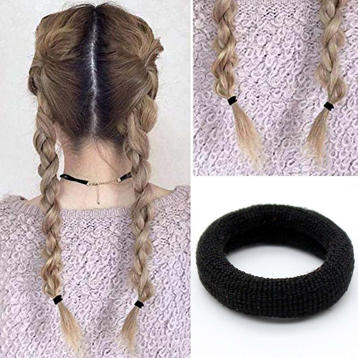 Leduodo 300 Pcs Baby Girls Hair Ties - Small Elastic Ponytail Holders (photo 4)