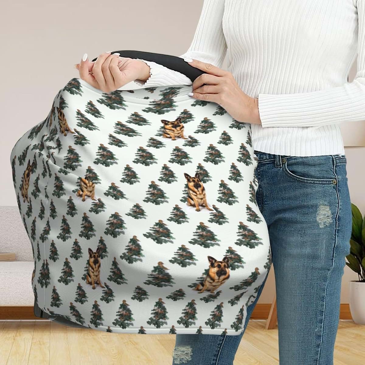 Muishi German Shepherd Car Seat Canopy & Nursing Cover