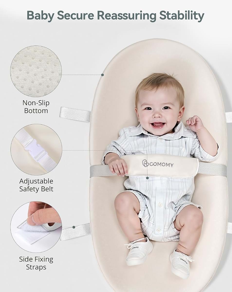 COMOMY Baby Changing Pad with Waterproof PU Cover