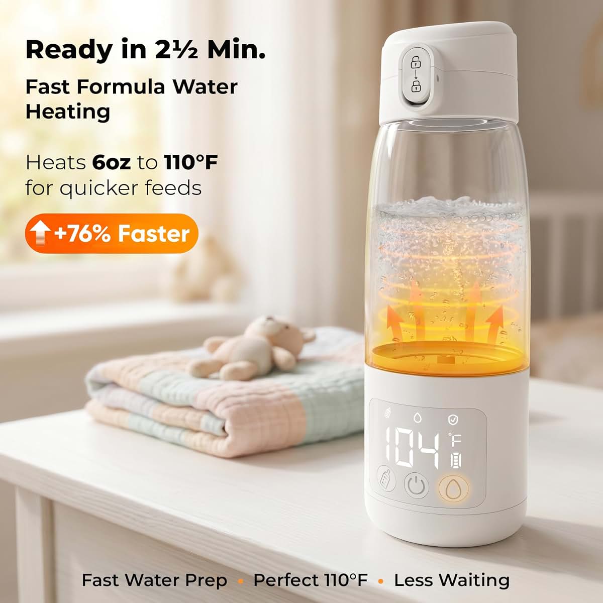 Stenviax Portable Bottle Warmer for Travel and Night Feeding, 17 oz (photo 4)