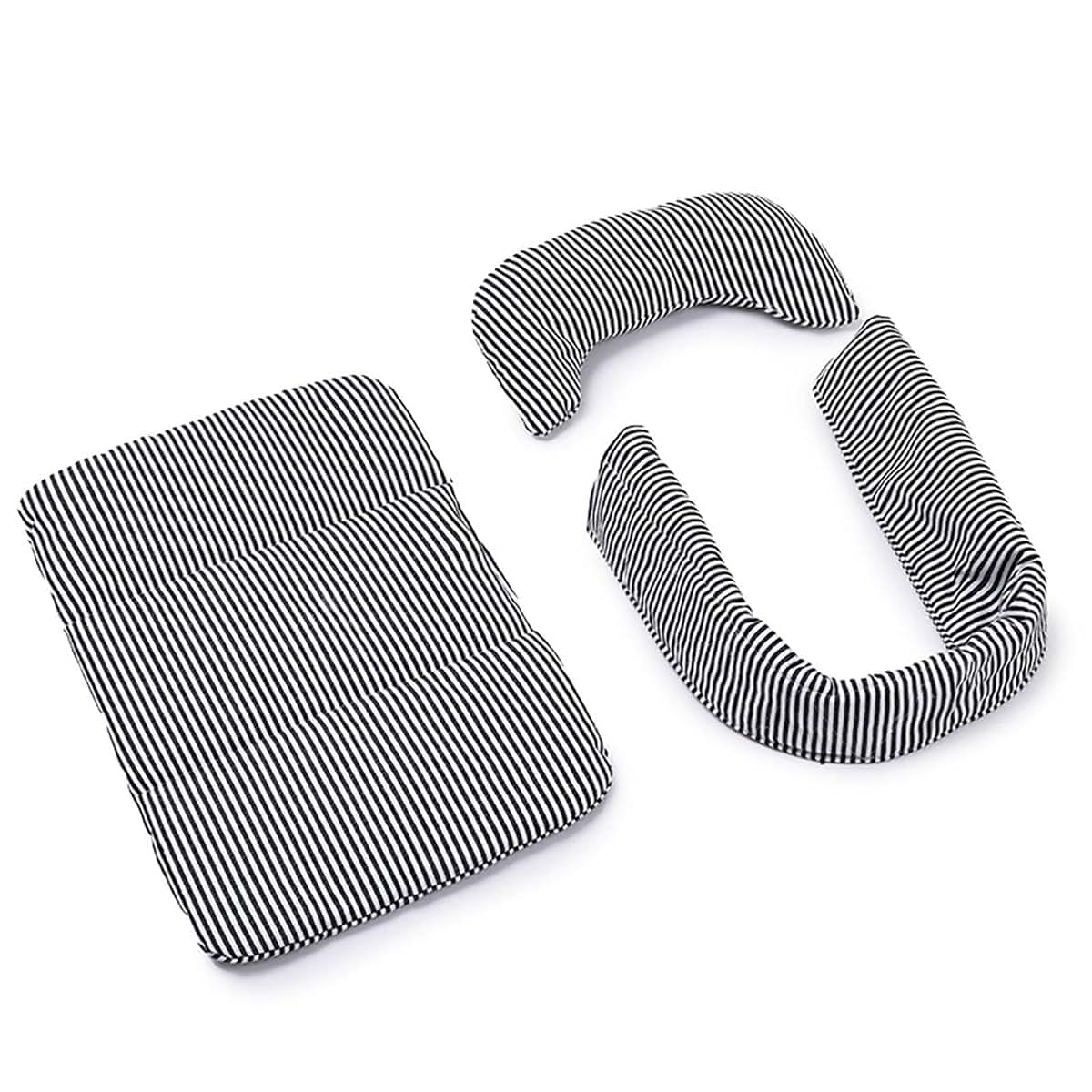WOZUN Dog Strollers Side Pad and Cushion Set Breathable Polyester Fabric Comfortable Padding for Pet Travel Safe Design (photo 4)