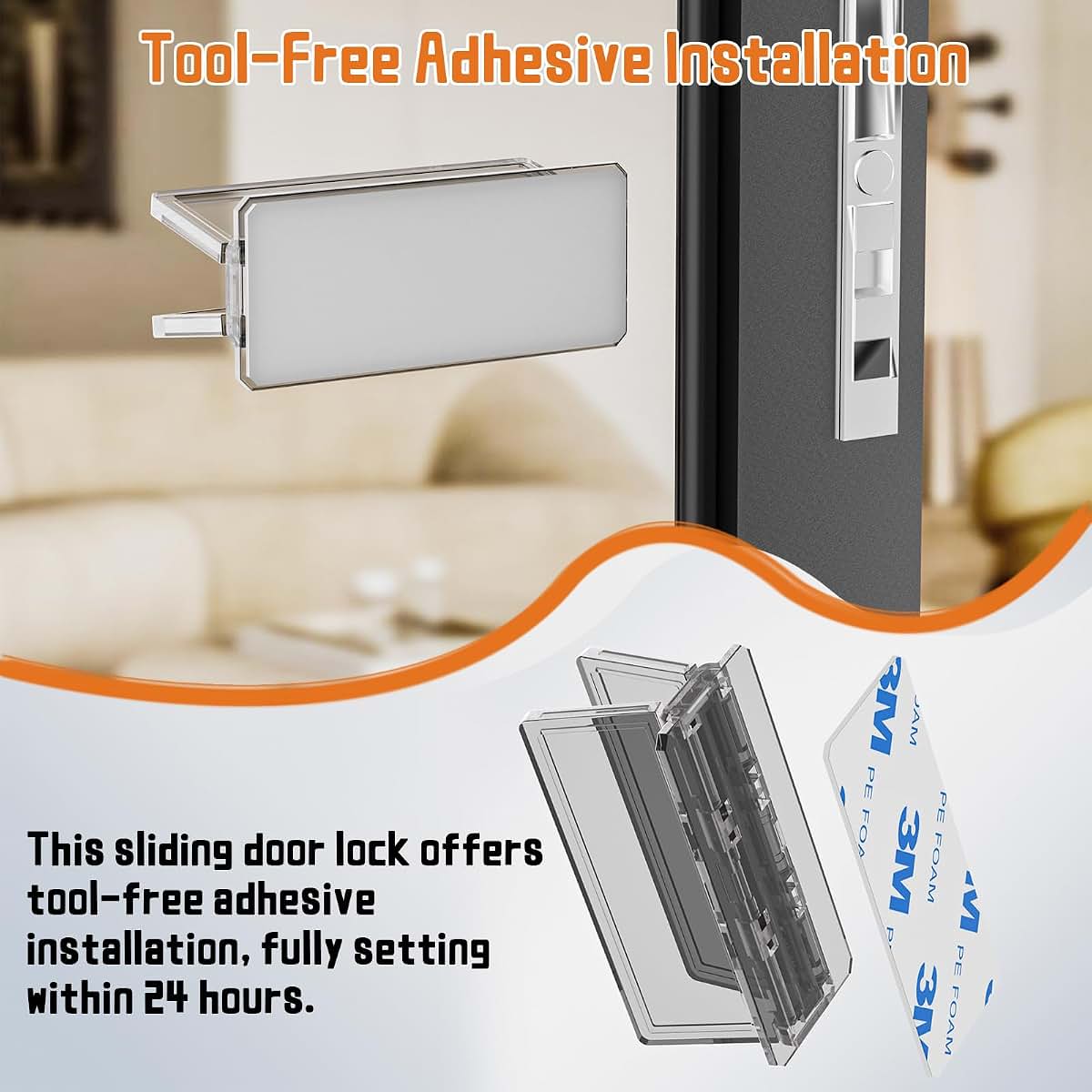 2 Pack Child Safety Proof Locks for Sliding Window Security