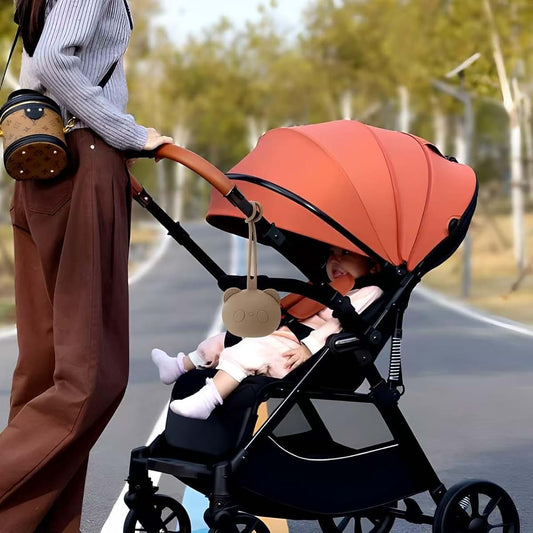 PandaEar Silicone Pacifier Holder Case 2 Pack