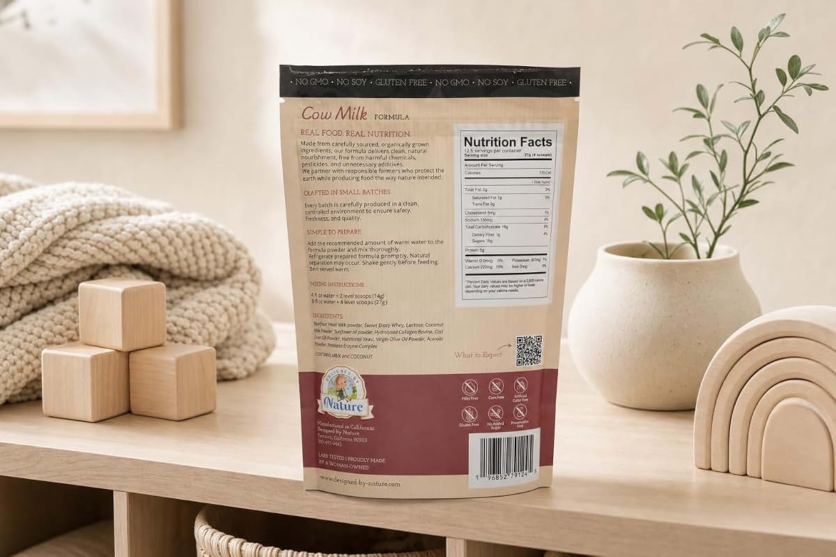 Designed By Nature Cow Milk Formula for 12+ Months