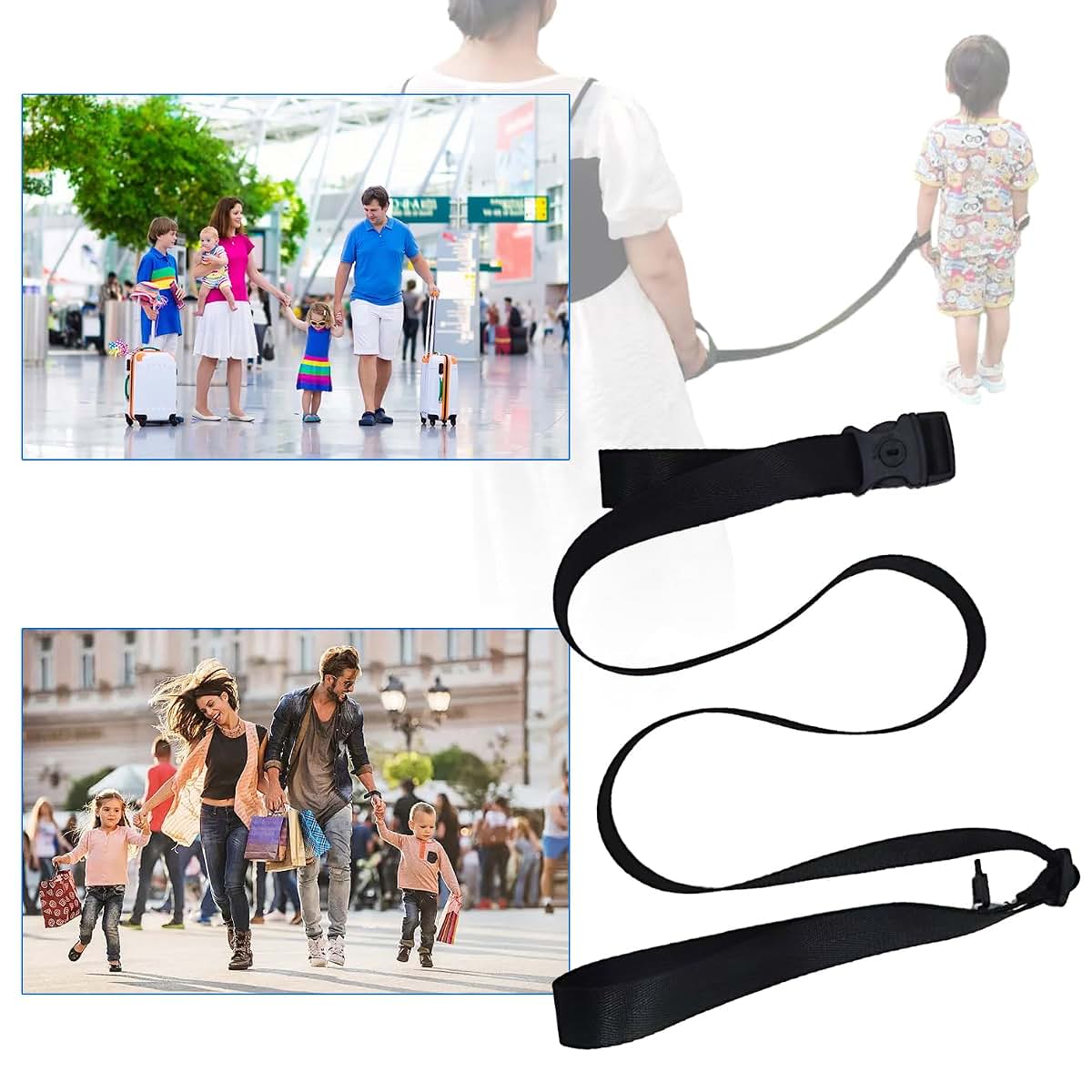 DanVirtuous Anti Lost Wrist Strap Adult Sized Lockable Coiled Link Cuff Adjustable Autism Special Child Secure Autism