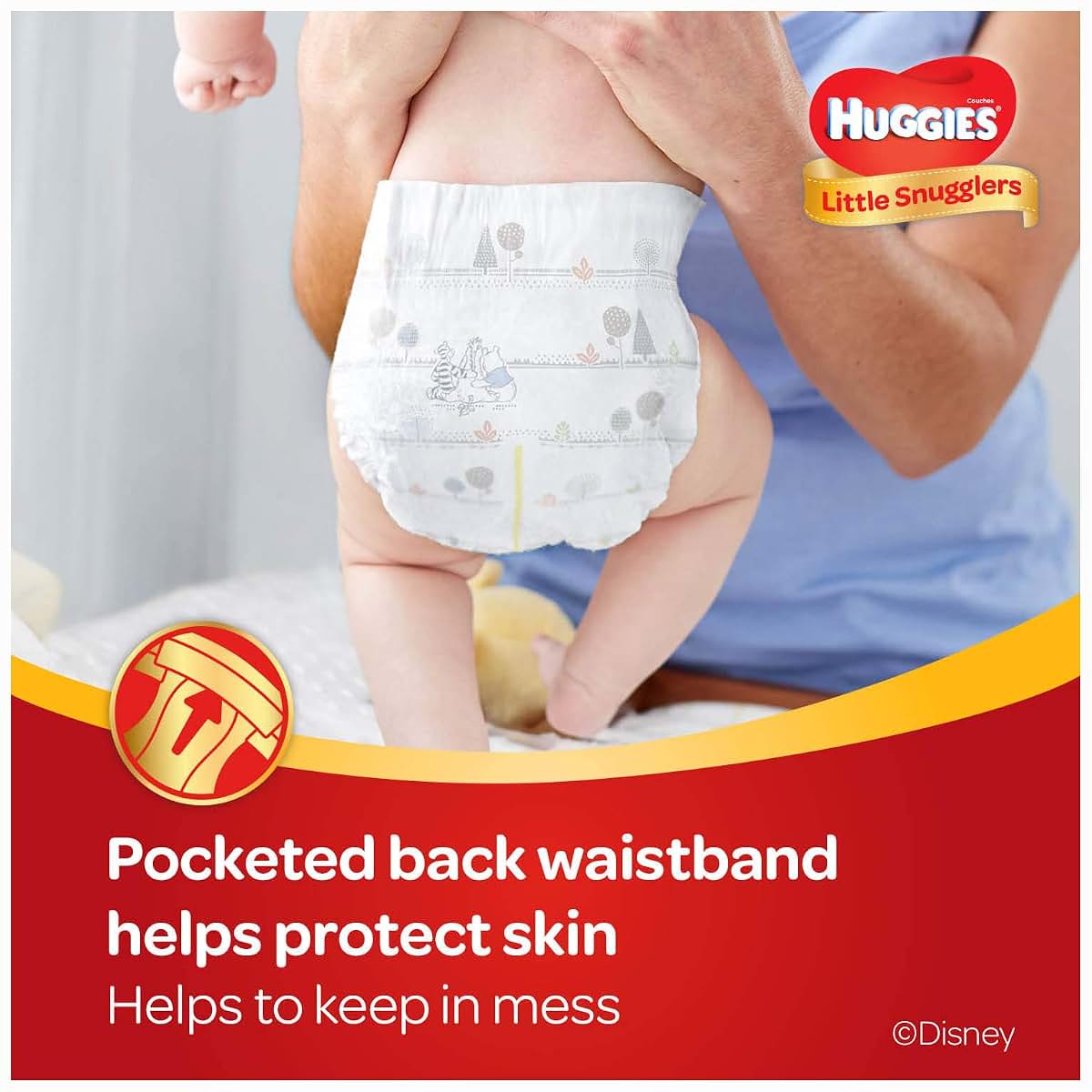 Huggies Little Snugglers Baby Diapers Size 3 16-28 lb 27 Count
