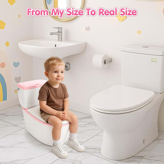 BabyOneStop 3-in-1 Toddler Potty Training Toilet With Flushing Sound