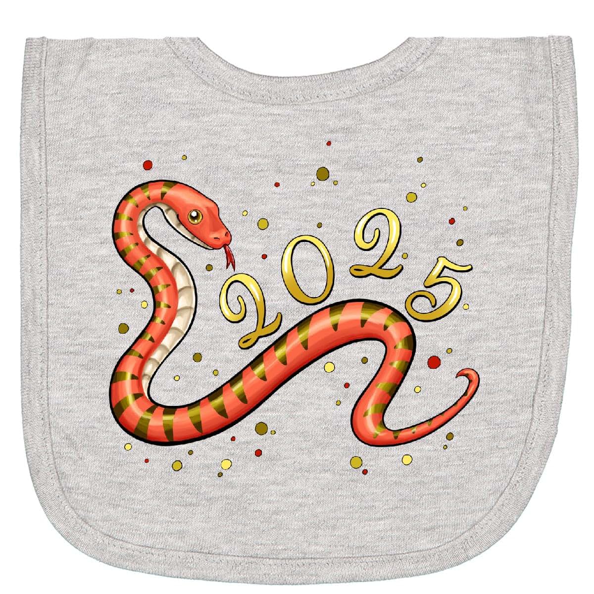 Newborn Year Of The Snake Bib