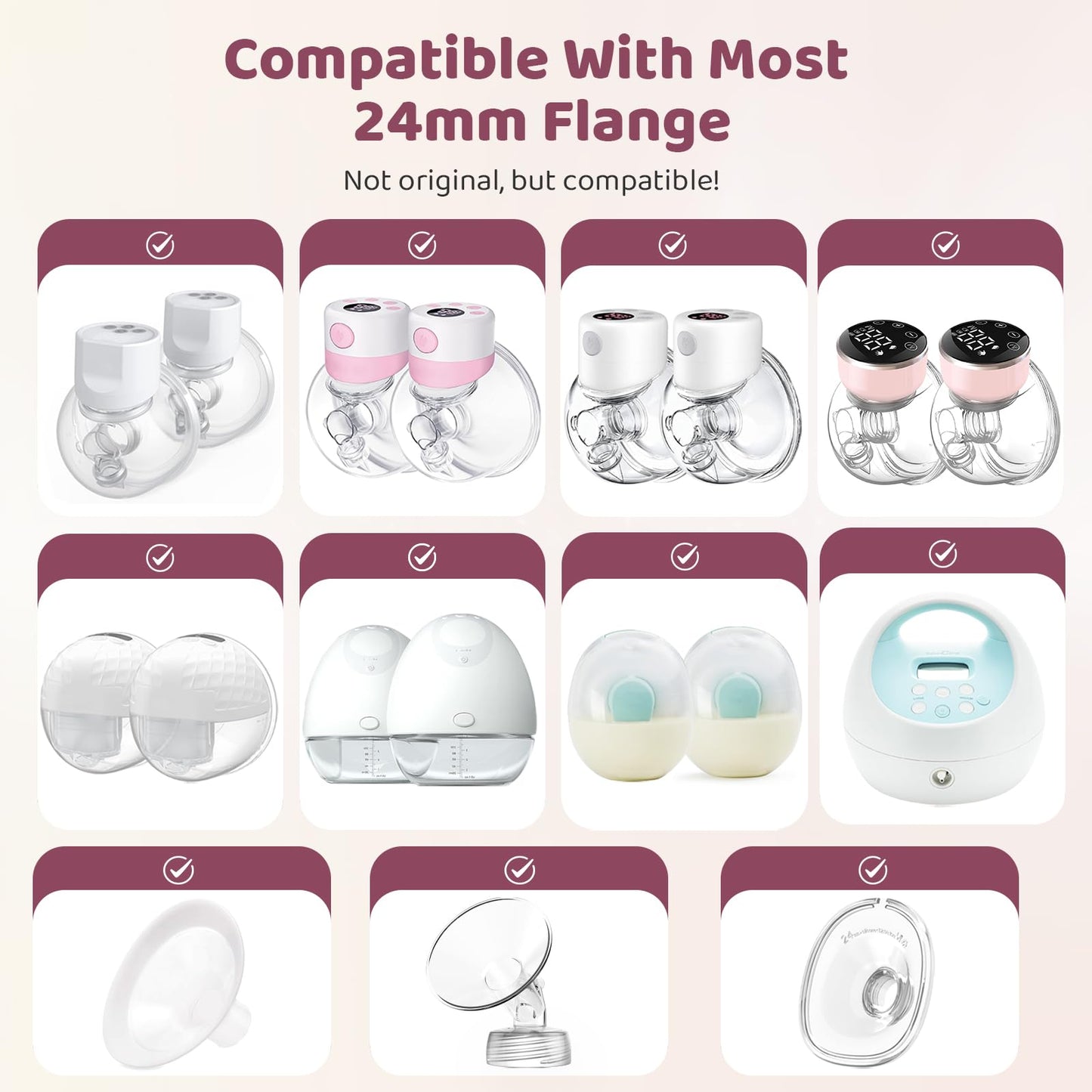 Nursi Luna Flange Sizing Kit 3-in-1