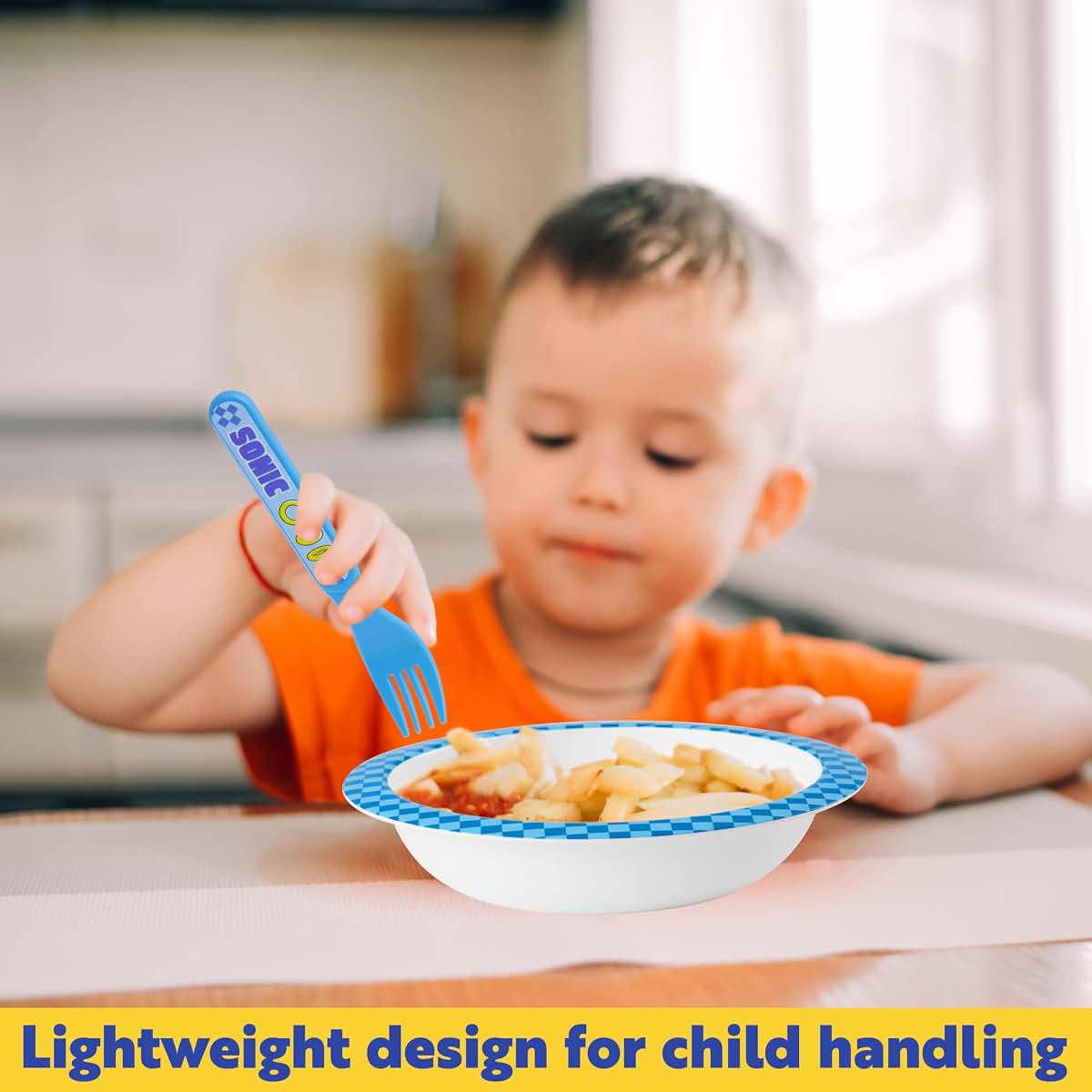 Get Trend Sonic The Hedgehog 5 Piece Kids Dinnerware Set