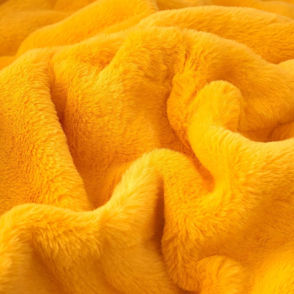 Love Thick Chunky Bunny Coma Inducer Toddler Comforter, Saffron Oranges, 30x50 Inch