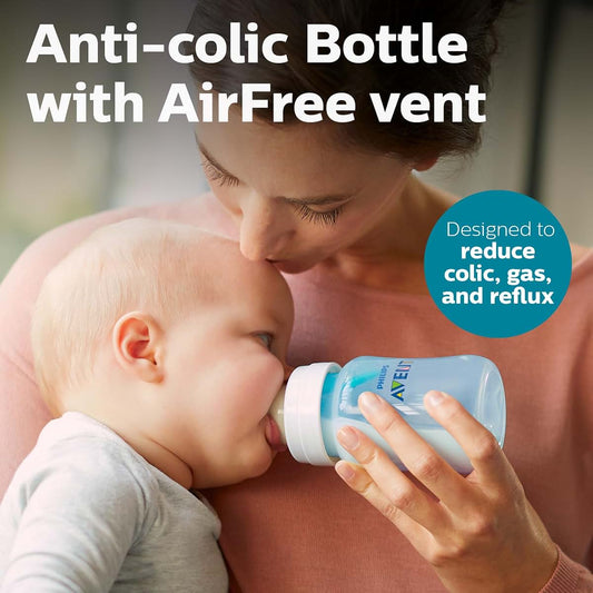 Philips Avent Anti-Colic Baby Bottle Newborn Gift Set, Blue
