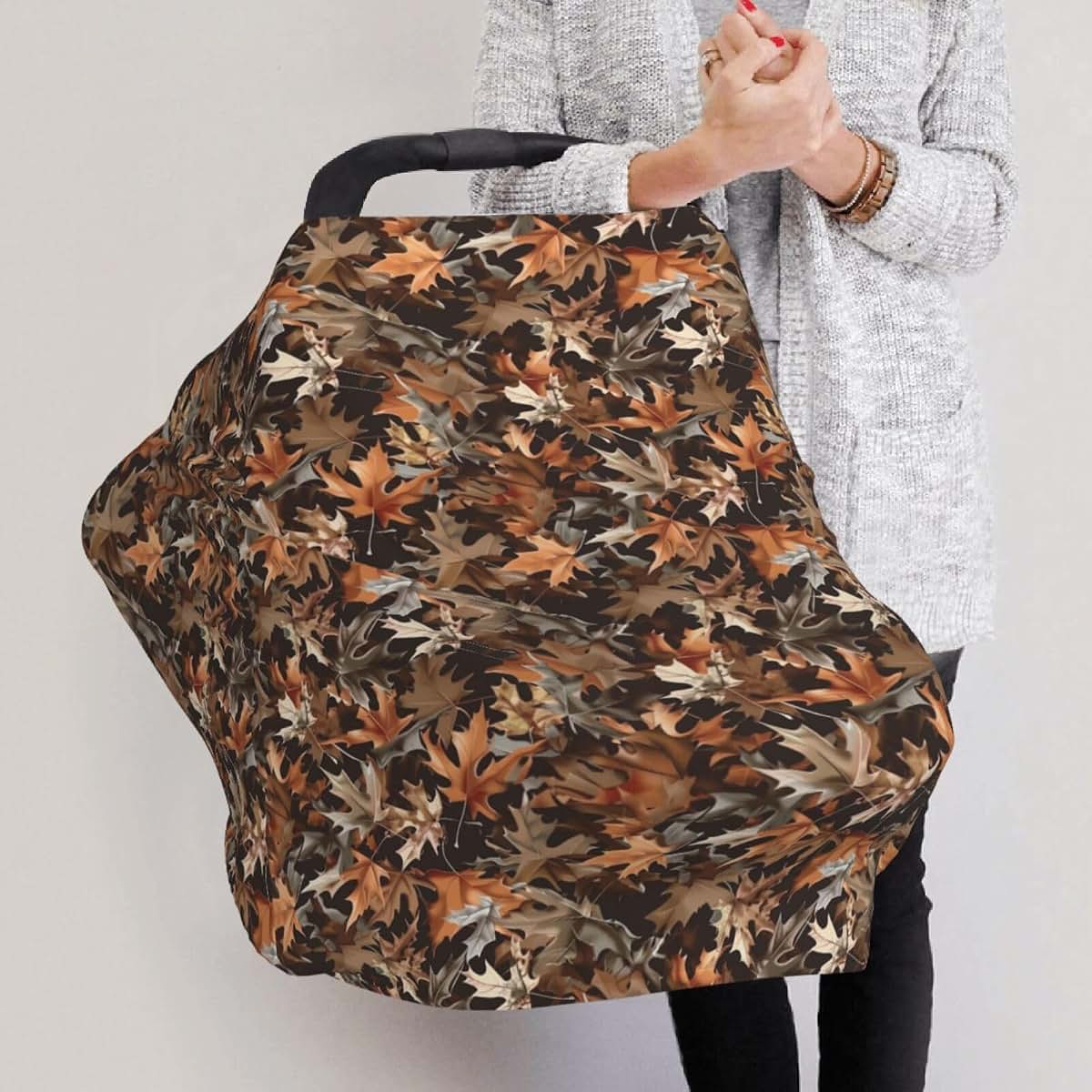 AuHomea Hunting Camo Baby Car Seat Canopy Nursing Cover