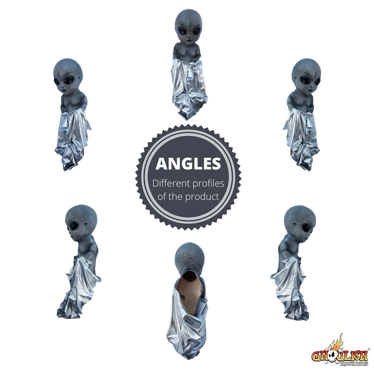Ghoulish Productions Alien Baby Wrapped Wall Art Piece