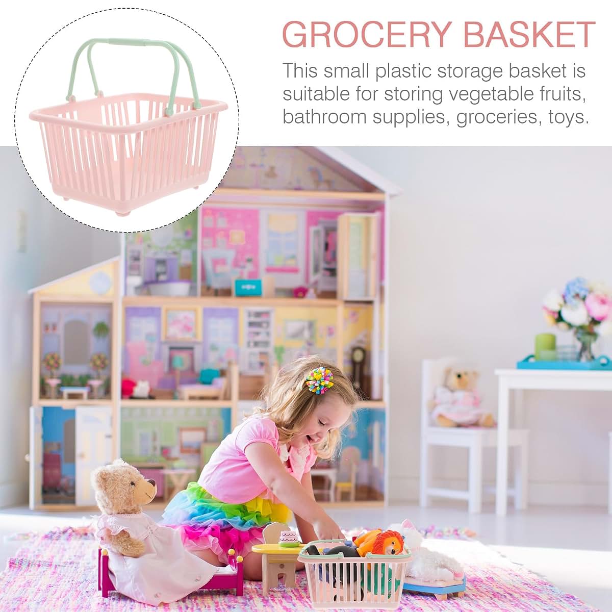 Compact Plastic Storage Bins with Handles for Versatile Organization