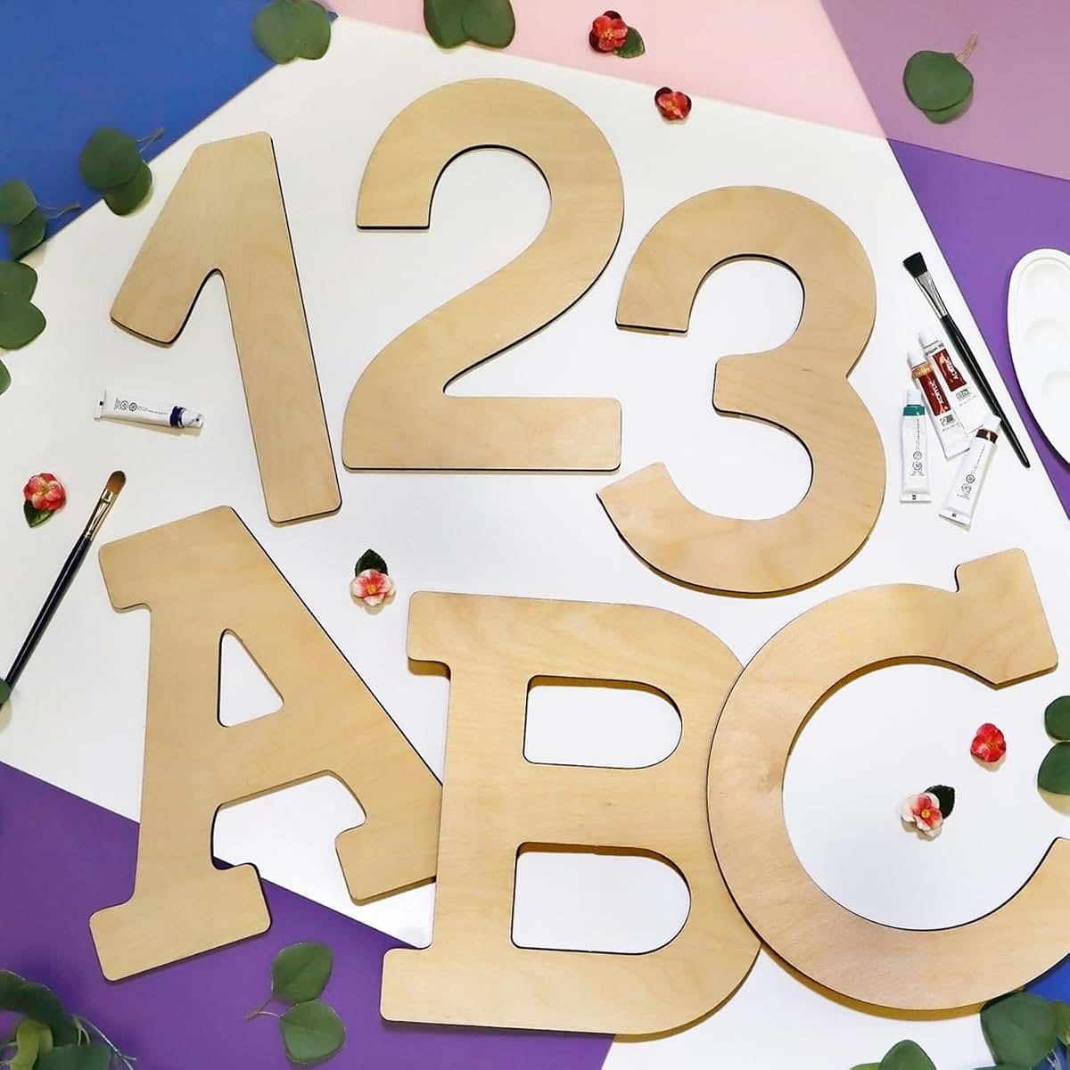 Good Wood By Leisure Arts 9.5 Inch Wooden Letter B for Crafts and Decor