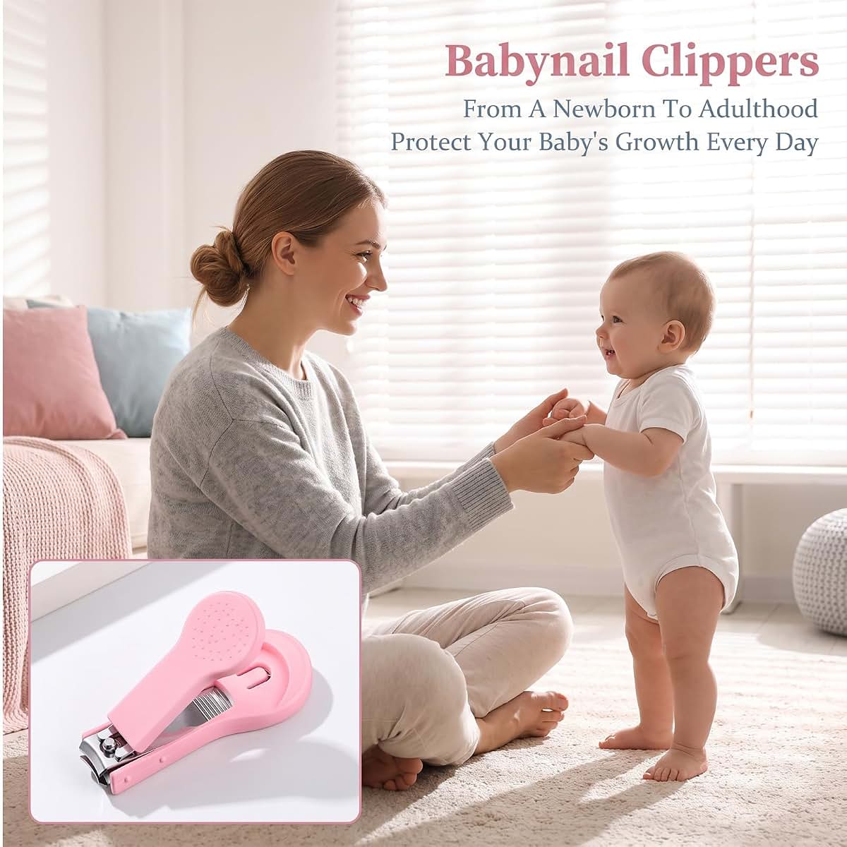 Ocapind 4Pcs Baby Nail Clippers, Nail Trimmer Fingernail and Toenail Cutter (photo 4)