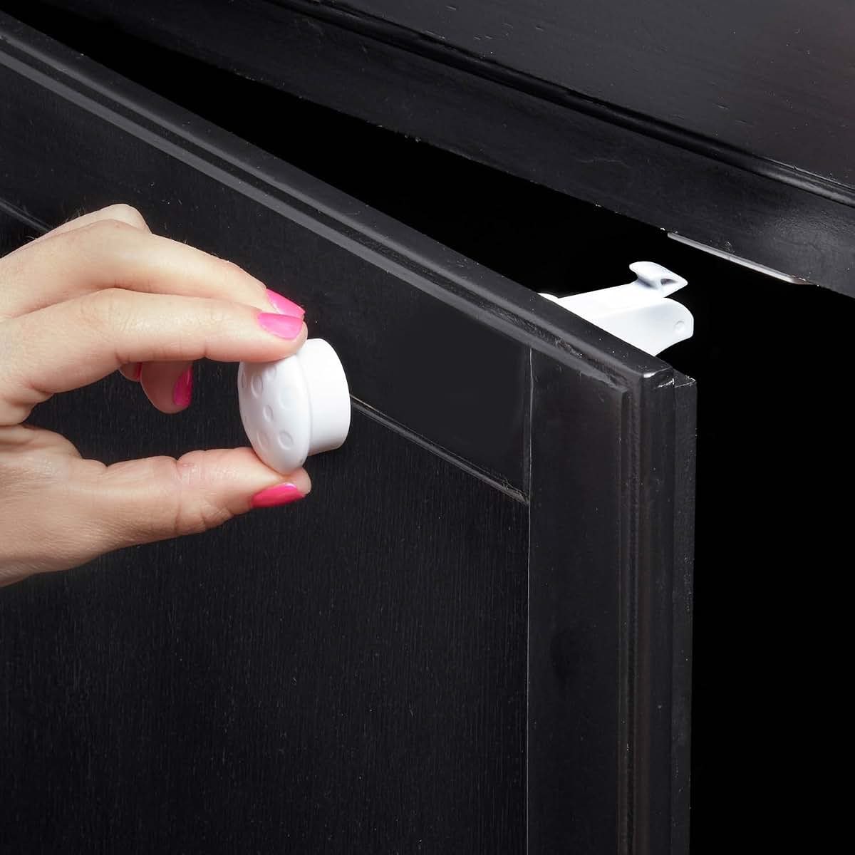 Savi Mae Magnetic Baby & Child Safety Locks for Cabinets & Drawers, 12 Locks + 3 Keys, 3M Adhesive