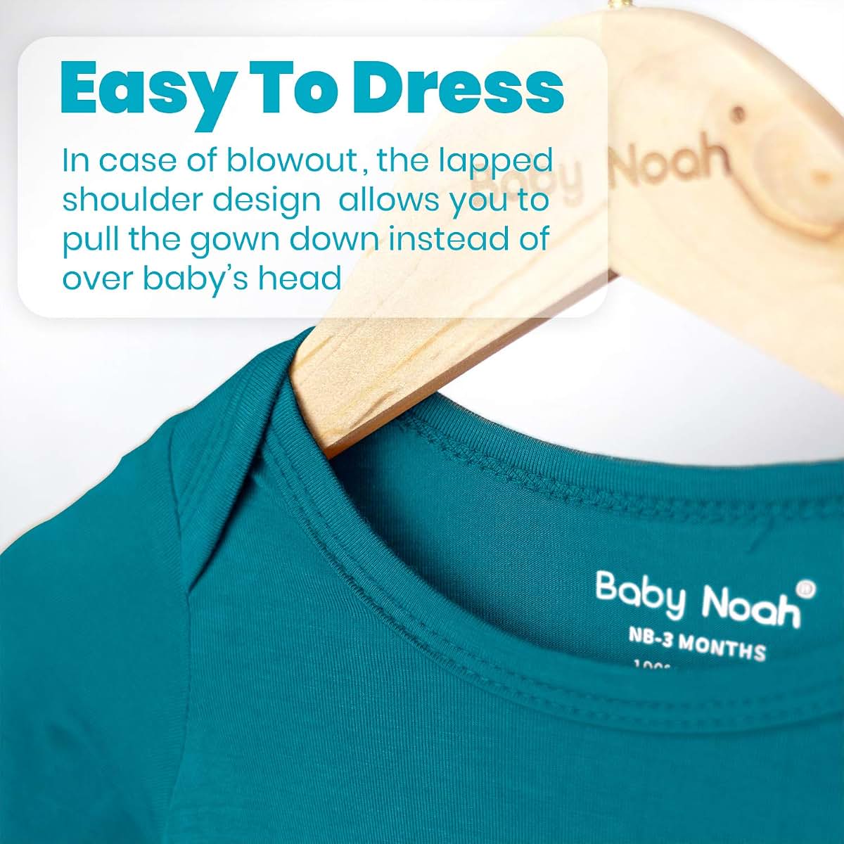 Knotted Baby Gown Set for Newborns | 2-Pack Sleepwear