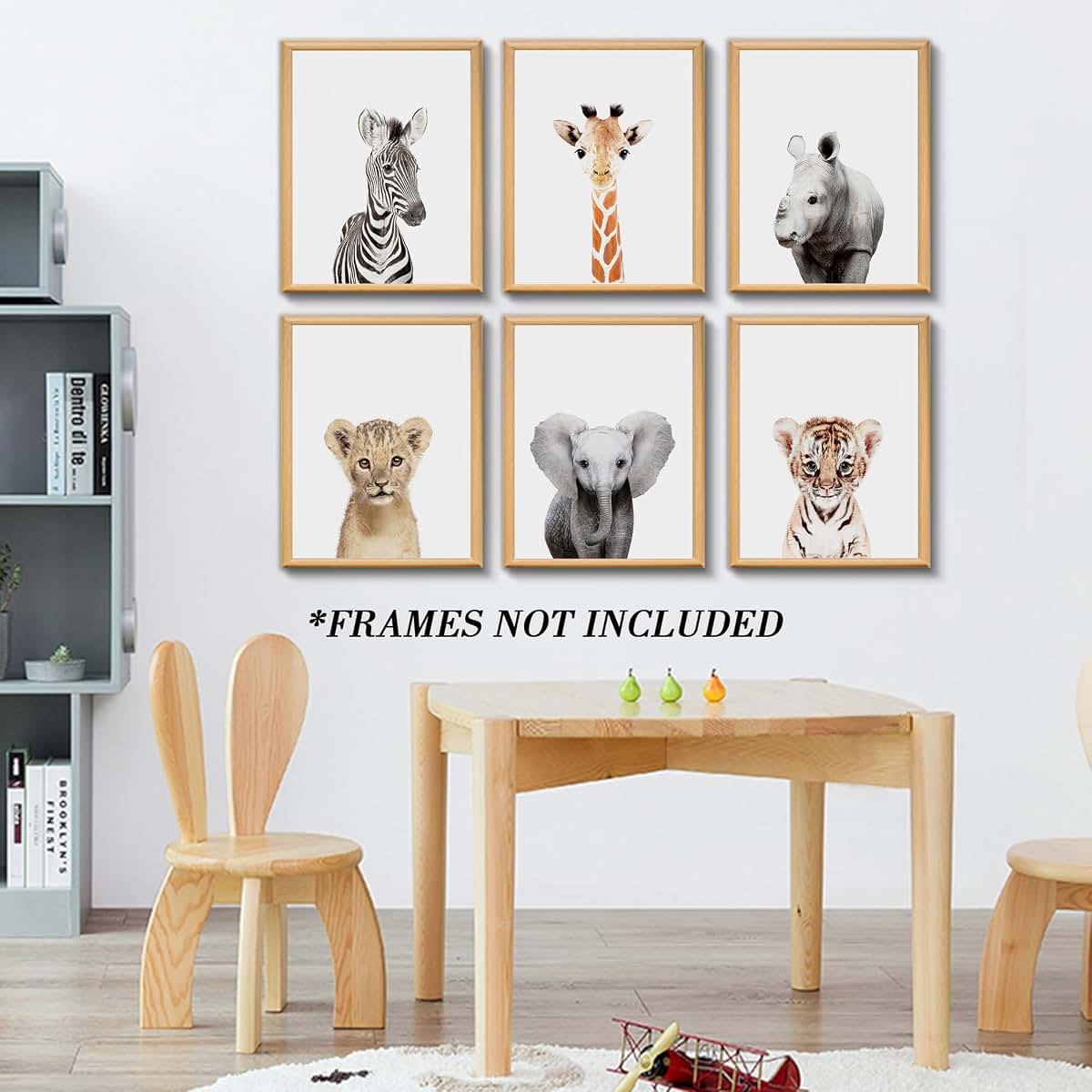 Calmart Jungle Nursery Wall Art Decor Safari Prints