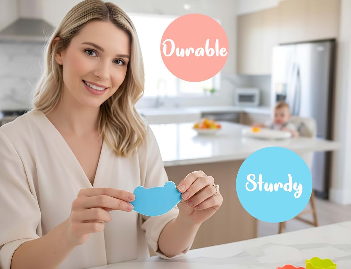 Aelop Silicone Baby Bottle Labels For Daycare, 6-Pack (photo 4)