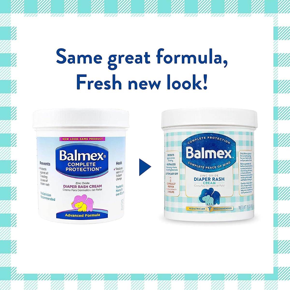 Balmex Diaper Rash Cream, 16 oz Jar, 3 Pack