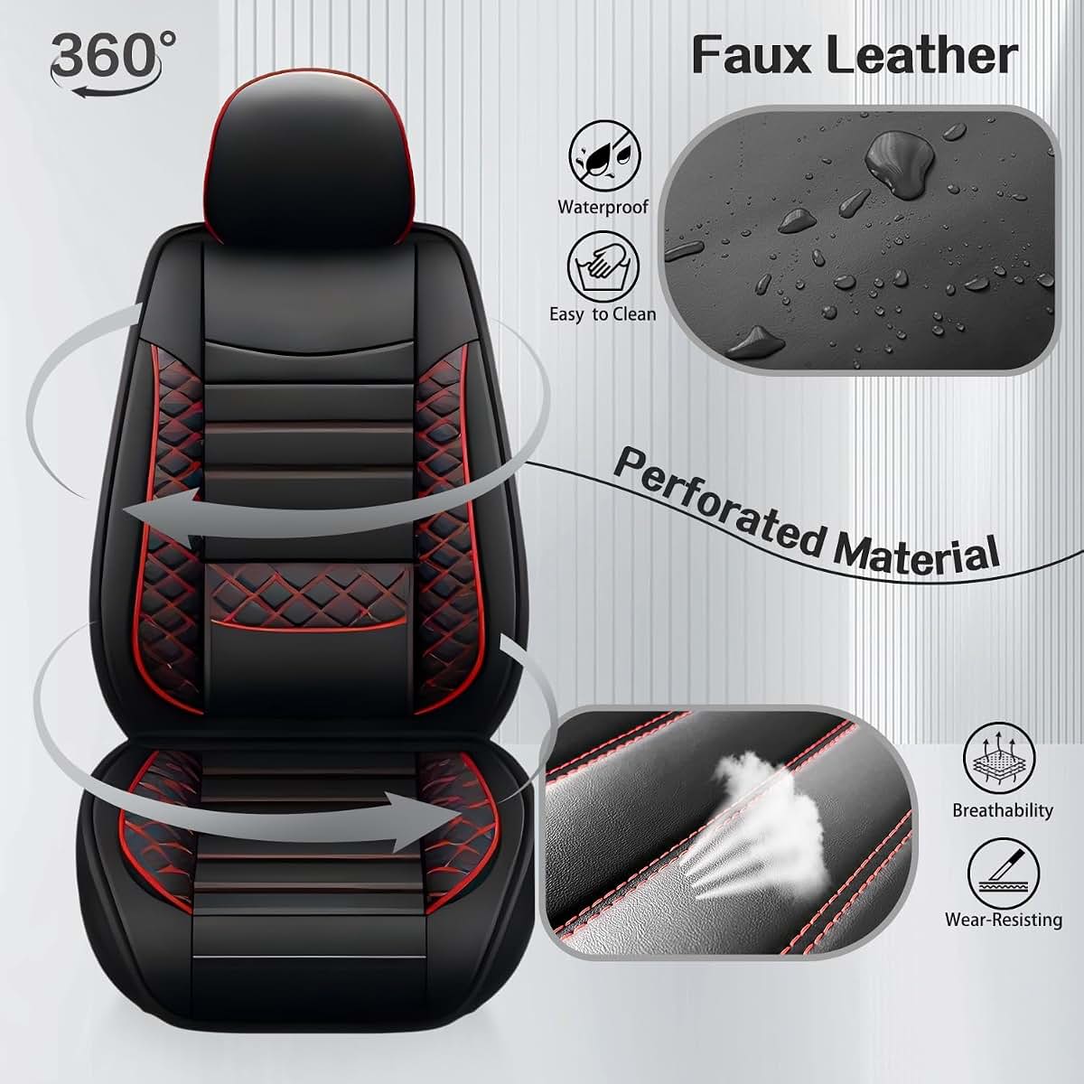 Jeep Grand Cherokee Seat Covers, Full Set Leather Protectors