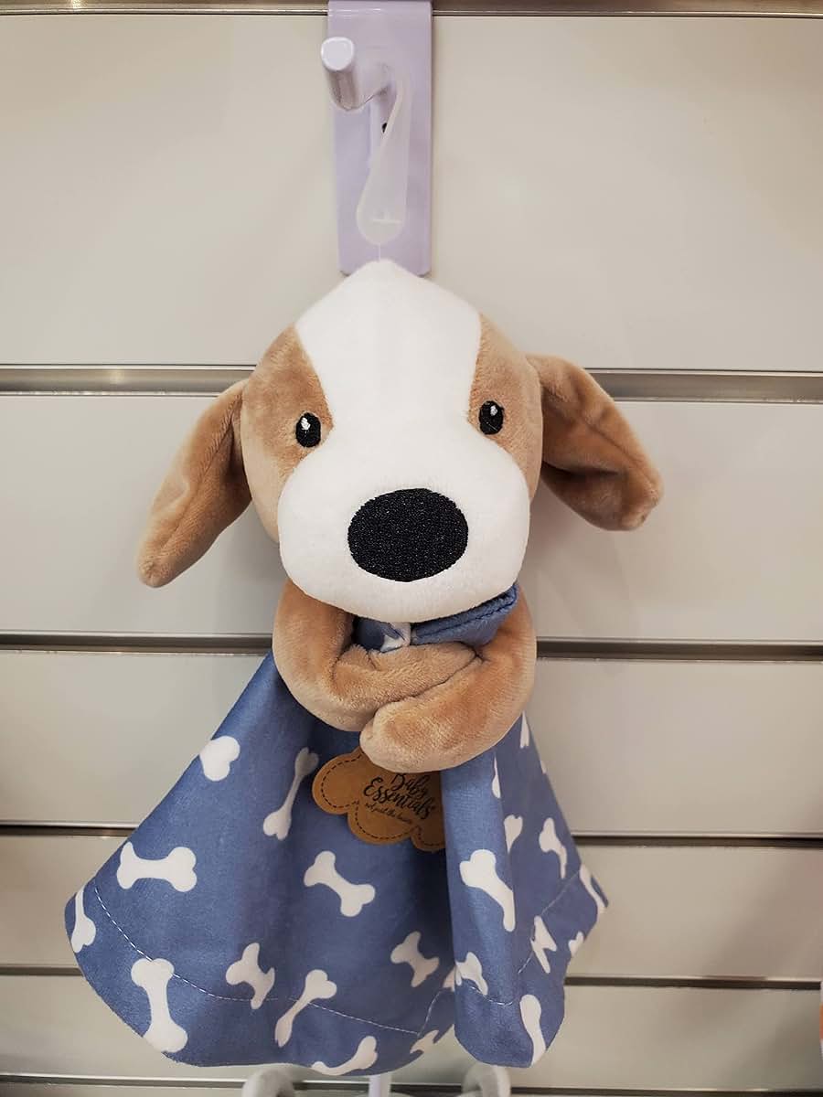 Minky Animal Snuggler Lovey Blanket for Babies