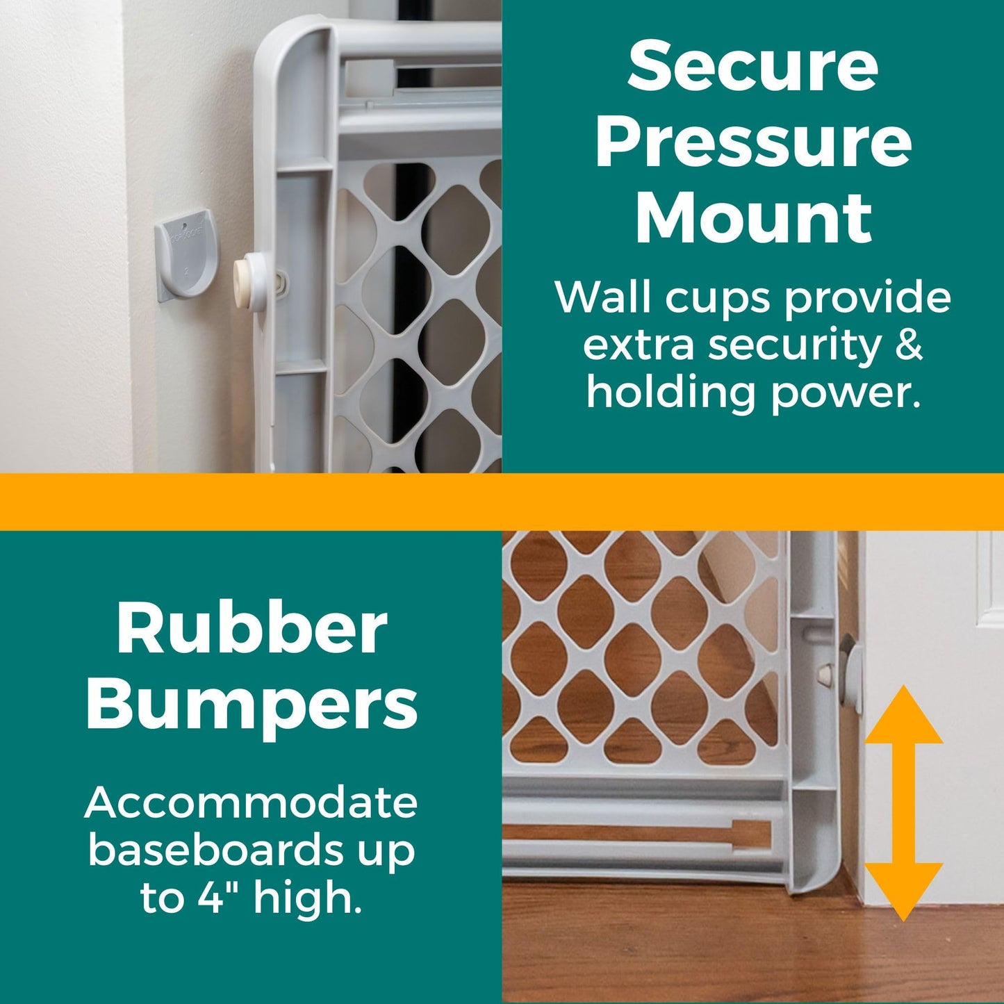 MYPET Universal Pet Gate Gray