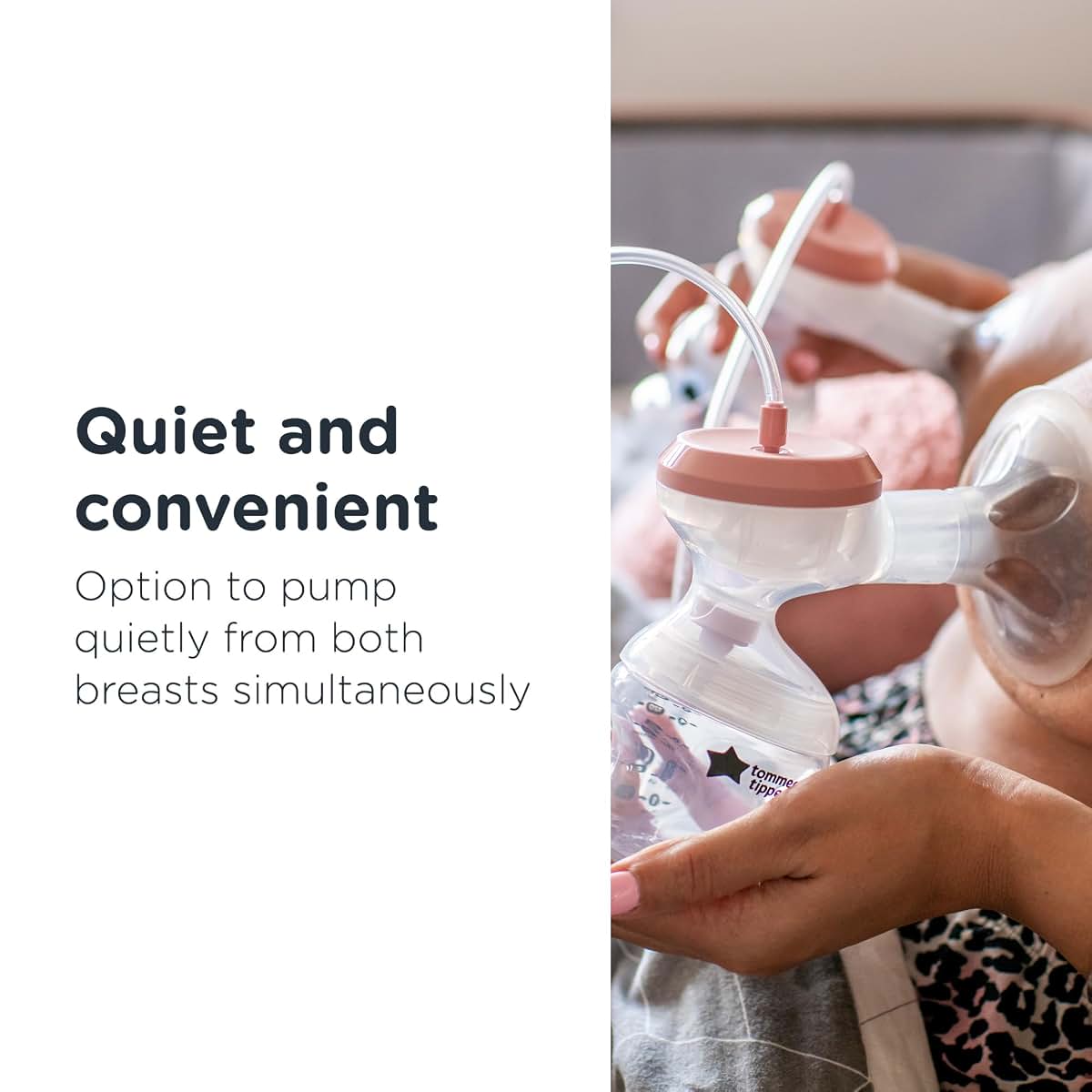 Tommee Tippee Made For Me Double Electric Breast Pump With Bottles