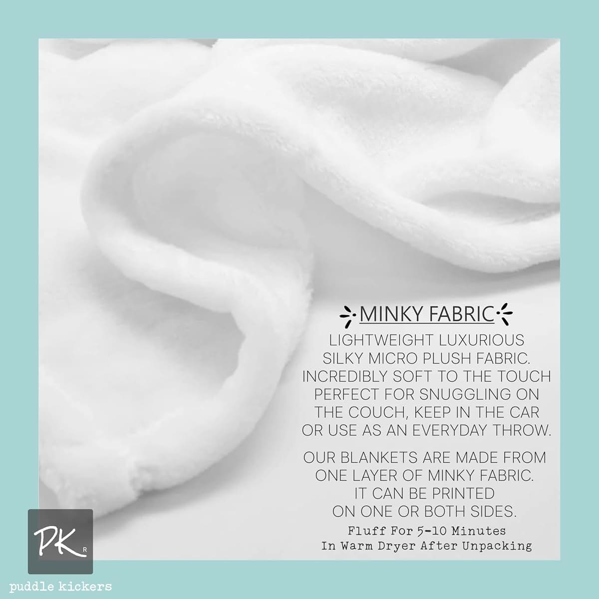 CarefreeTees Personalized Baby Name Blanket Monogrammed (photo 4)