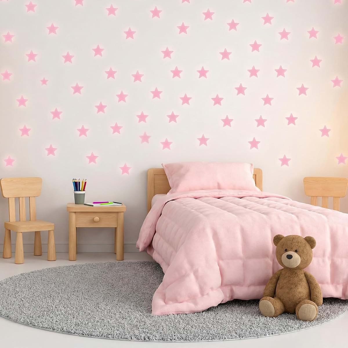 Ceiling Glow in Dark Star Stickers for Room Decor