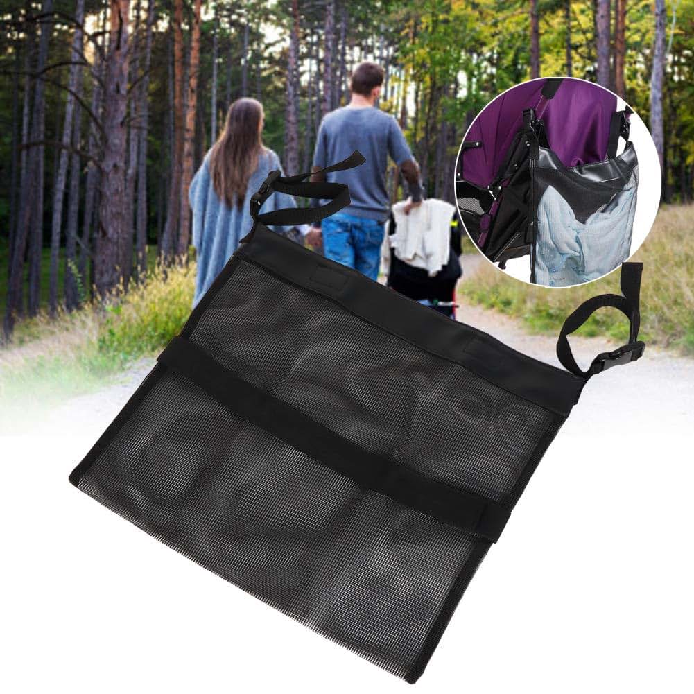 Alvinlite Stroller Bag Organizer, Universal Mesh Hanging Storage