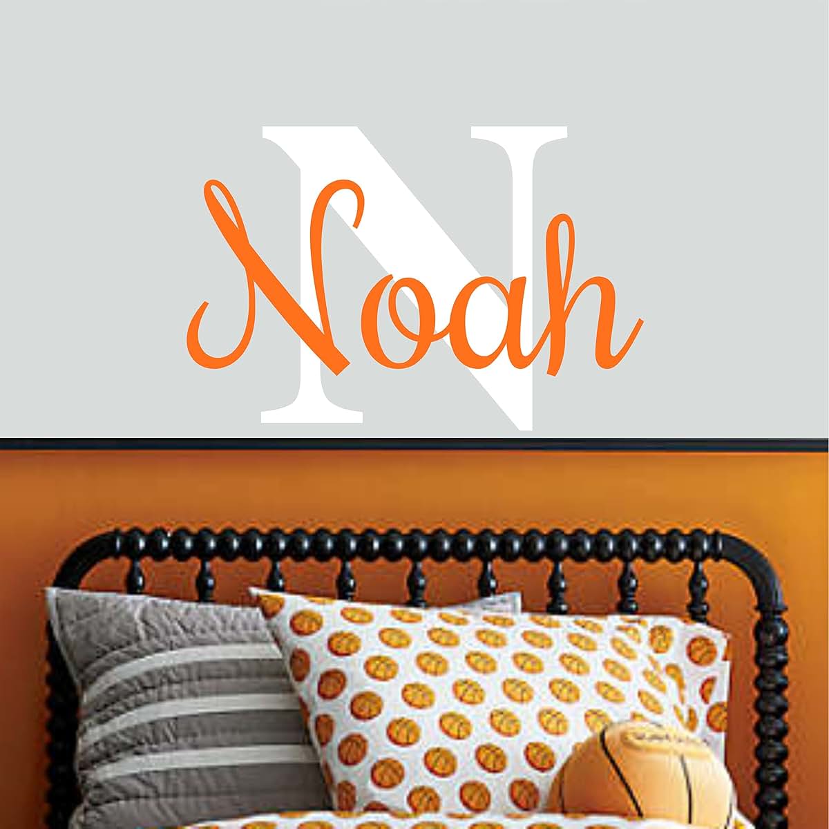 WallTag Custom Name And Initial Wall Decal
