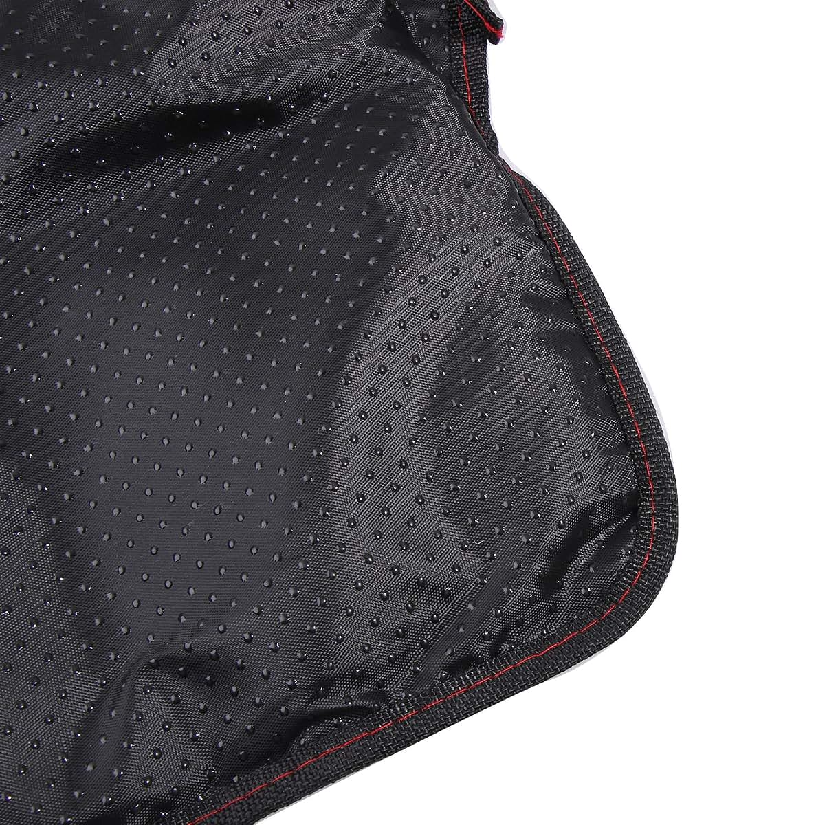 Muloo Car Seat Cover - Children Safety Seat Protector, Pet Dirt Kick Mat-Organizer, Black