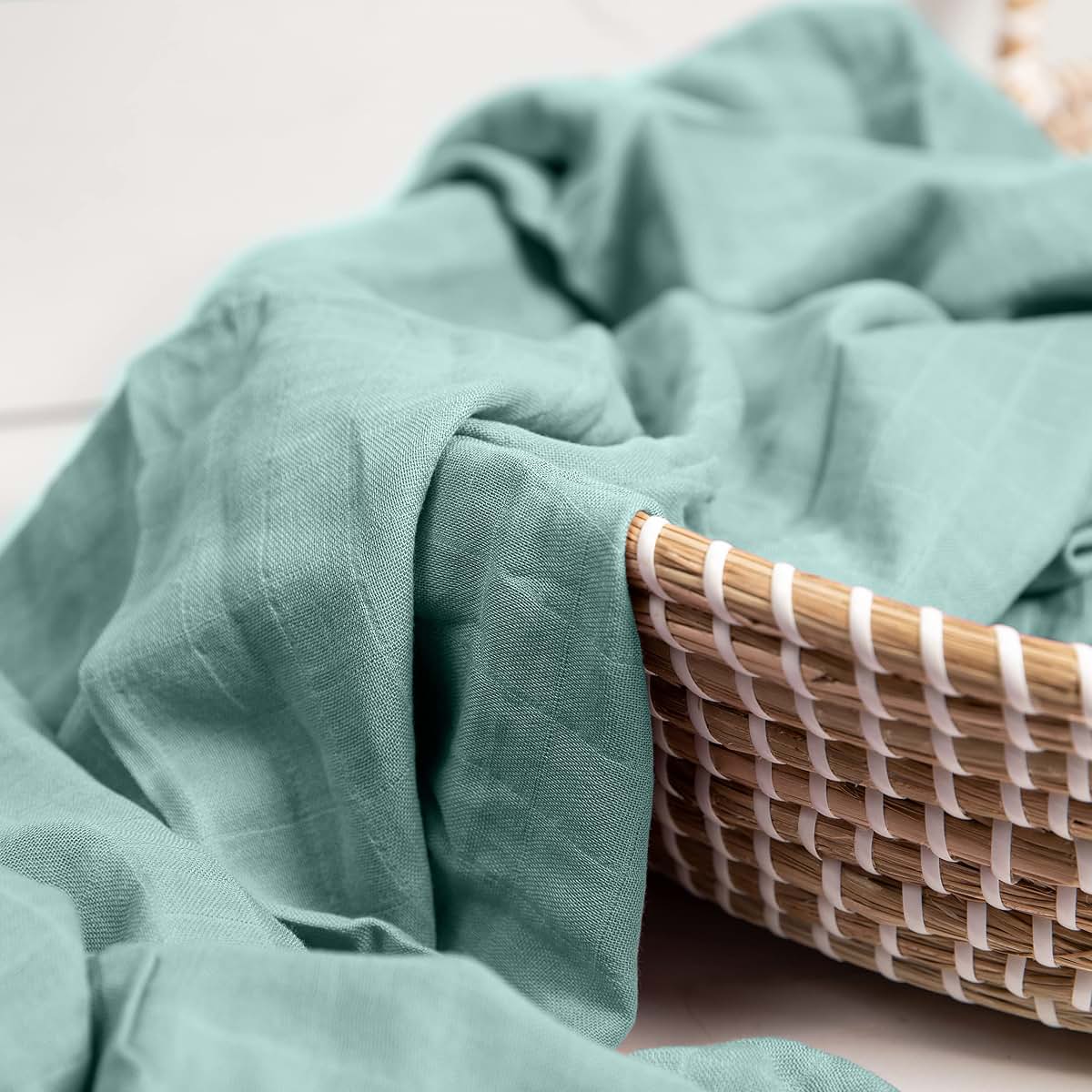 Viscose & Organic Cotton Swaddle Blanket for Newborns and Infants