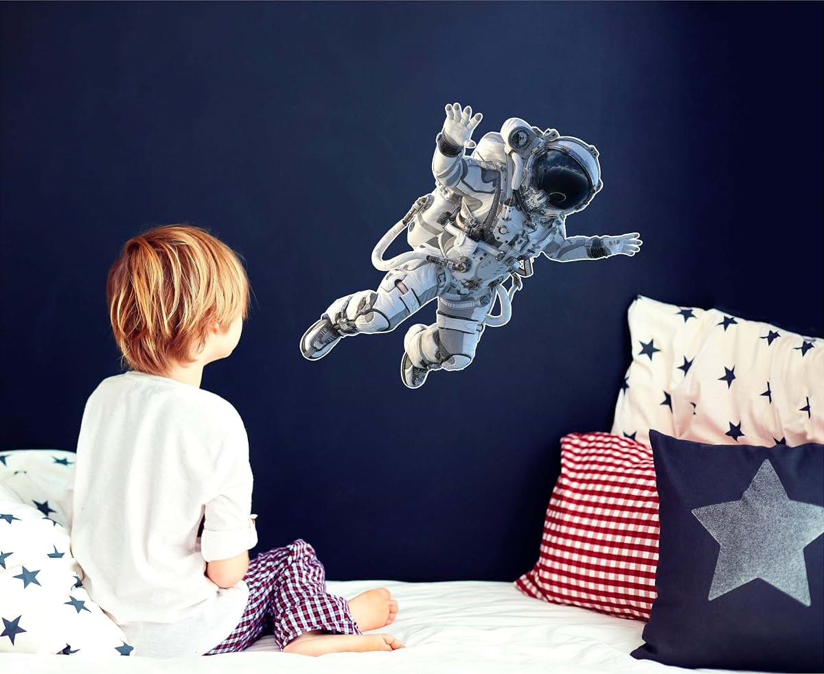 Stickit Graphix Astronaut Wall Decal 12 Inch Removable Sticker