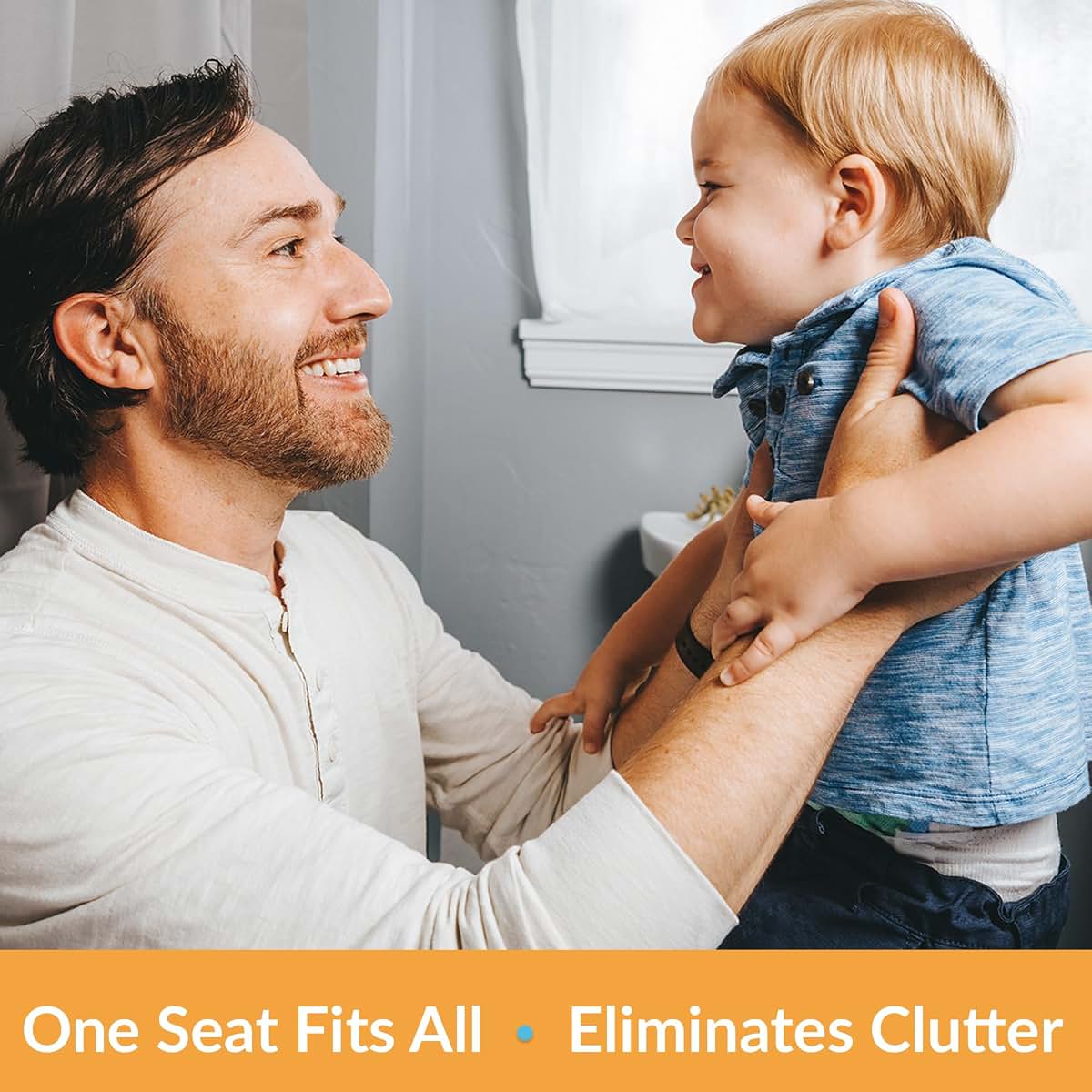 Mayfair NextStep Toilet Seat with Built-In Potty Training Feature