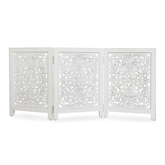 DEVLA Wooden Tall White Antique Indoor Gate for Dog & Pet (photo 2)