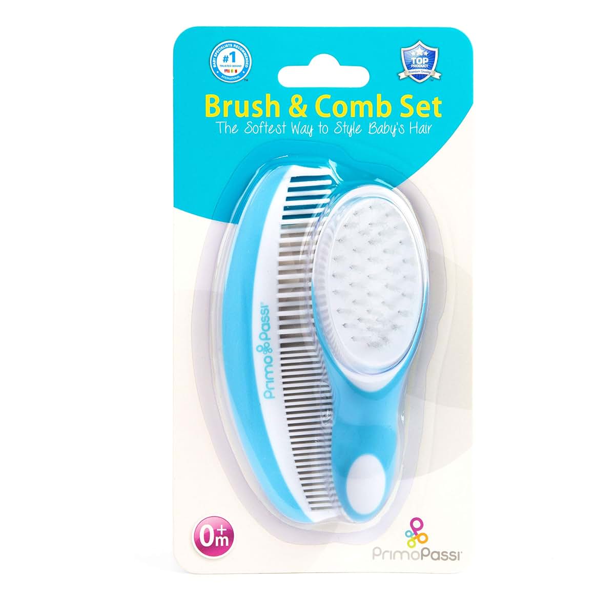 Primo Passi Baby Hair Brush and Comb Set